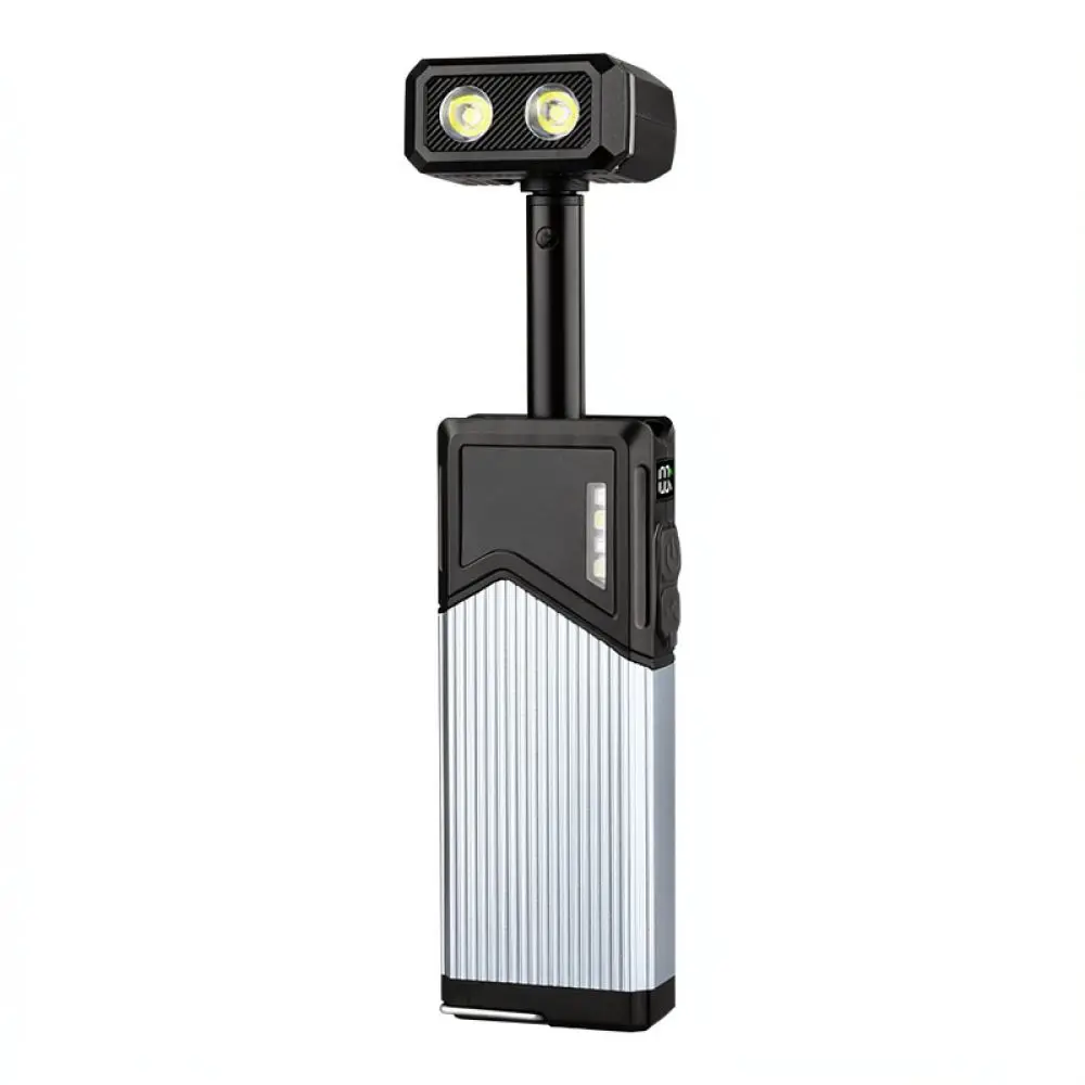 Extendable Led Tent Lantern Rotating Camping Light Magnetic Work Lamp Outdoor Hiking Emergency Lighting Gear