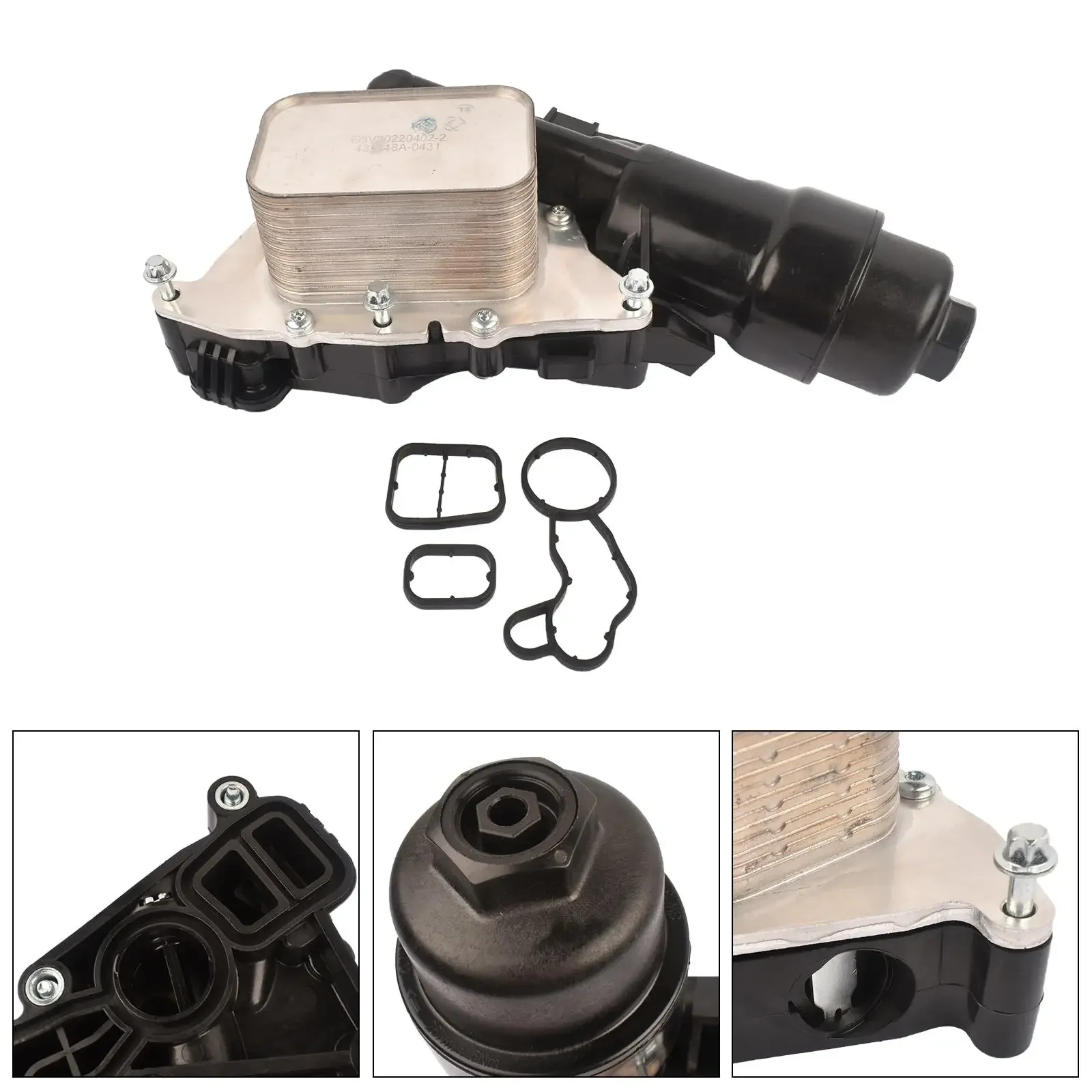 Fotografia 3: Conjunto de Resfriador de Óleo AP03 11428585235 Para BMW Série 2 F45 F46 X1 F48 X2 F39 Para MINI F54 F55 F56 F57 F60