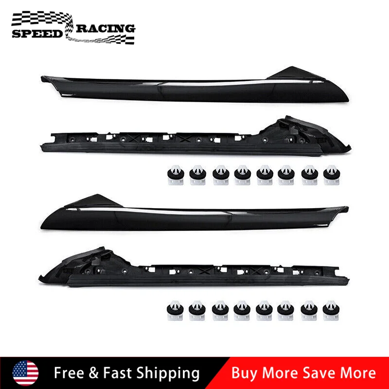 

BB53-78025C14-AA 4pcs Left Right Side Windshield A-Pillar Molding Trim For 2011-2019 Ford Explorer SLJ-1128A