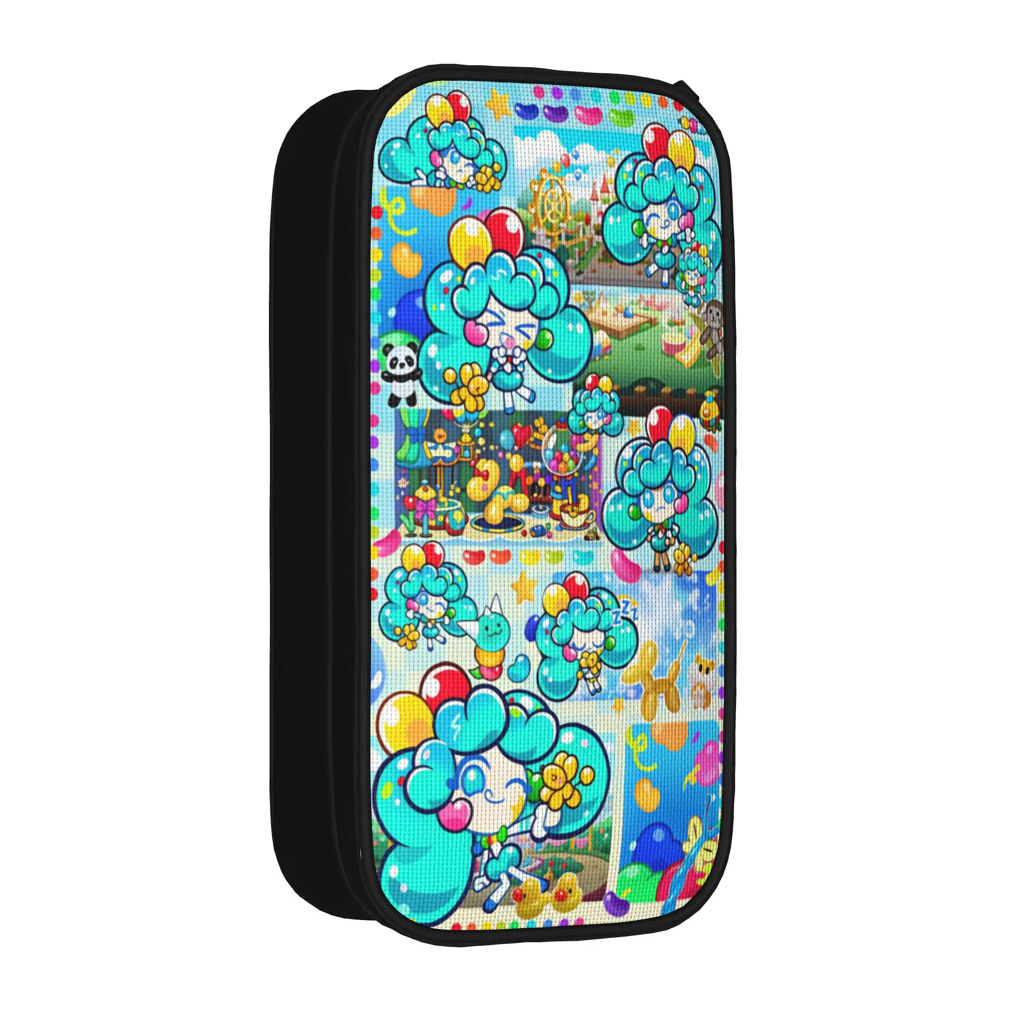 Lovely Pencil Case JellyBean Cookie Pencil Bag Cookie Run Kingdom School Pencil Cases Students Canvas Pattern School Supplies