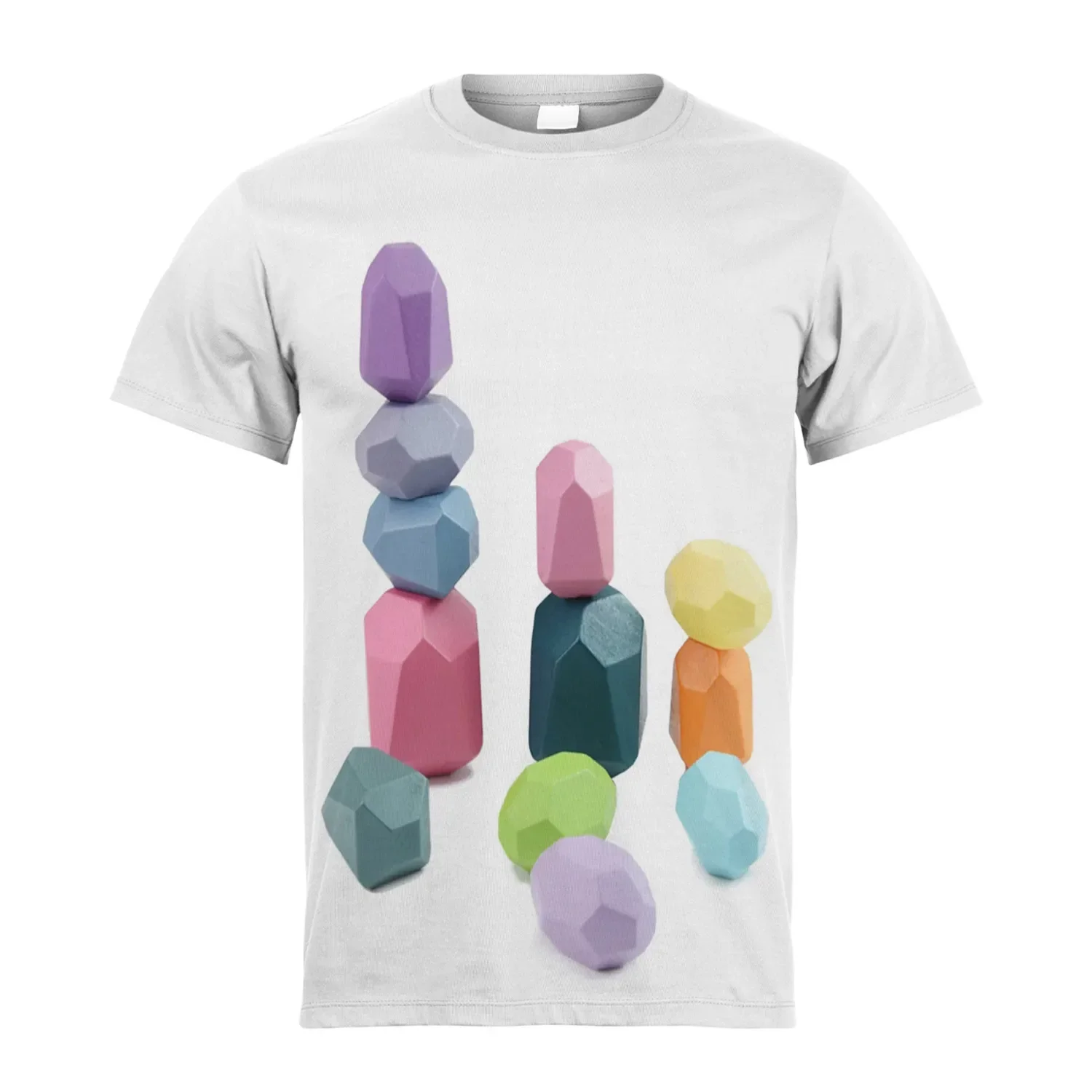 Boys' Building Blocks Blocks Graphic T-Shirt 3d Digital Print Casual Stretchy Short Sleeve for Summer Outdoor Activities