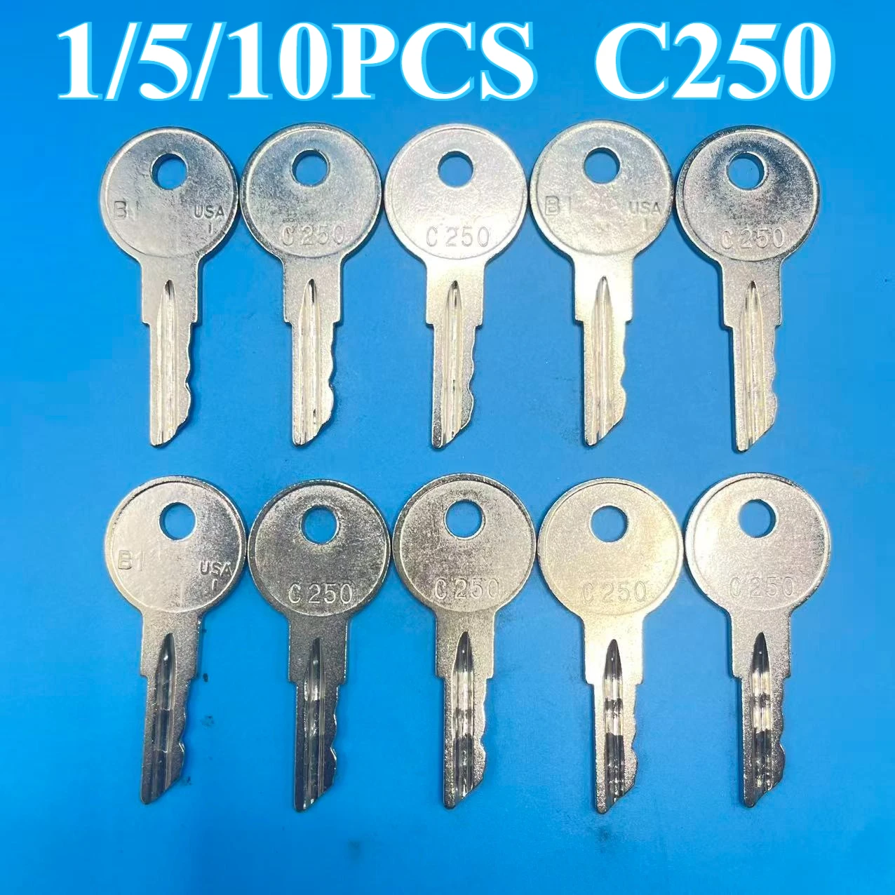 1/5/10PCS Ignition Keys C250 089216-001 170151-001 with Crown Electric Pallet Jack Models PE3000 PE4000 PE4500 WP3000 GPW