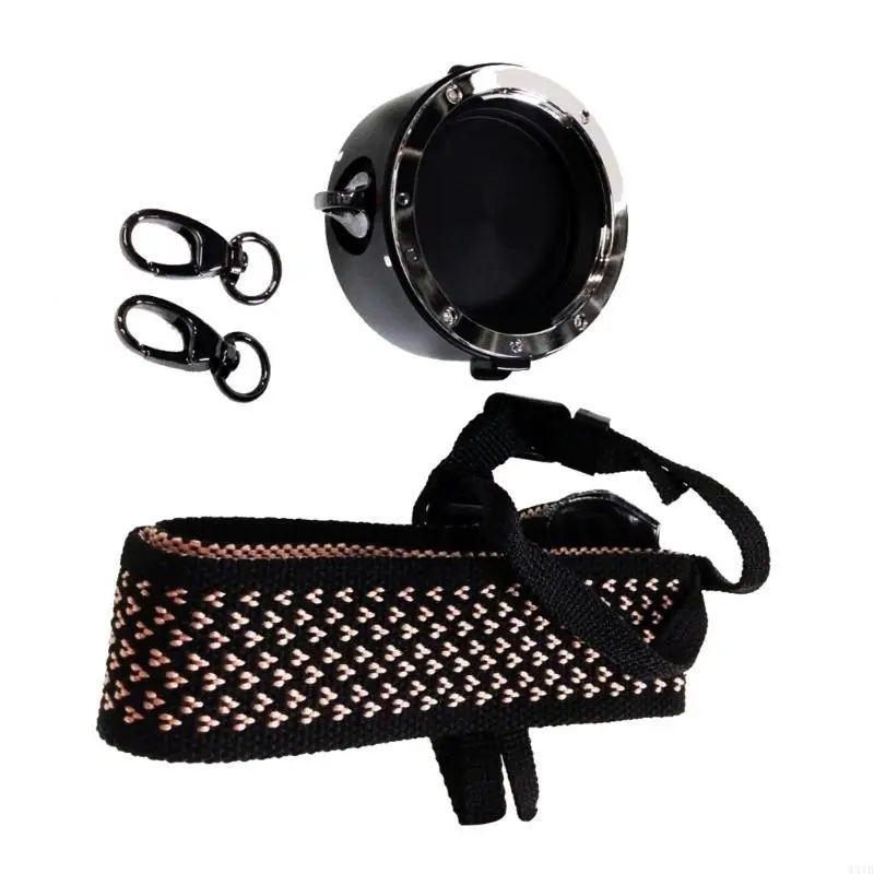 Lens Flippers Mirrorless Camera Lens Exchange System with Carrying Straps, Metal Quick Swaps Adapter 