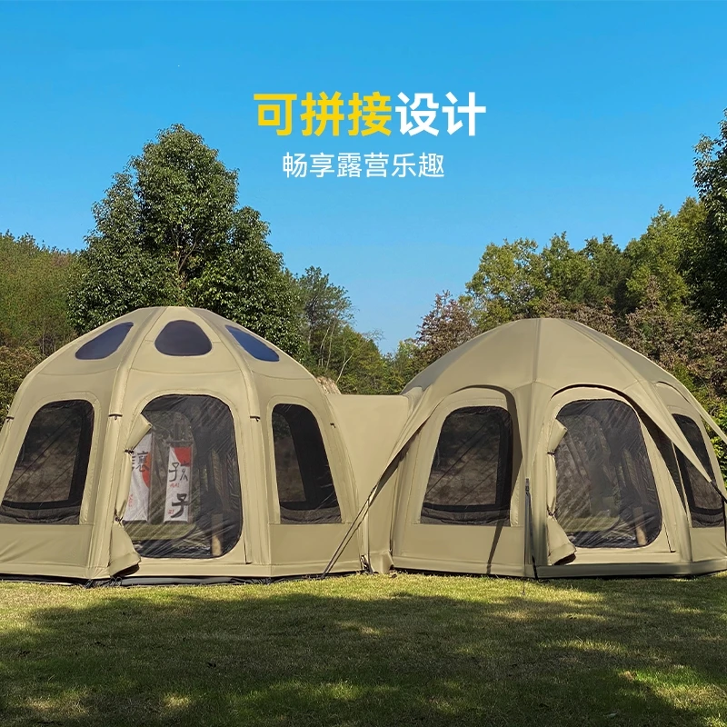 2024 Camping Tent Model Luxury Mobile Automatic Inflatable Camping Tent Easy To Operate Outdoor Teaction Equipment