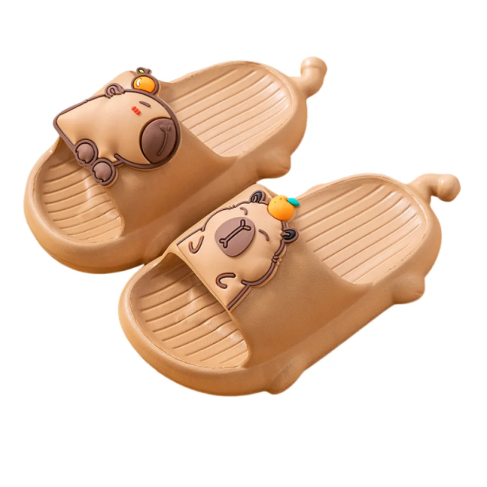

Fashion EVA Capybara Kids Slippers Anti-slip Resilience Cartoon Animal Slippers Silent Comfortable Kid Shoes Bedroom