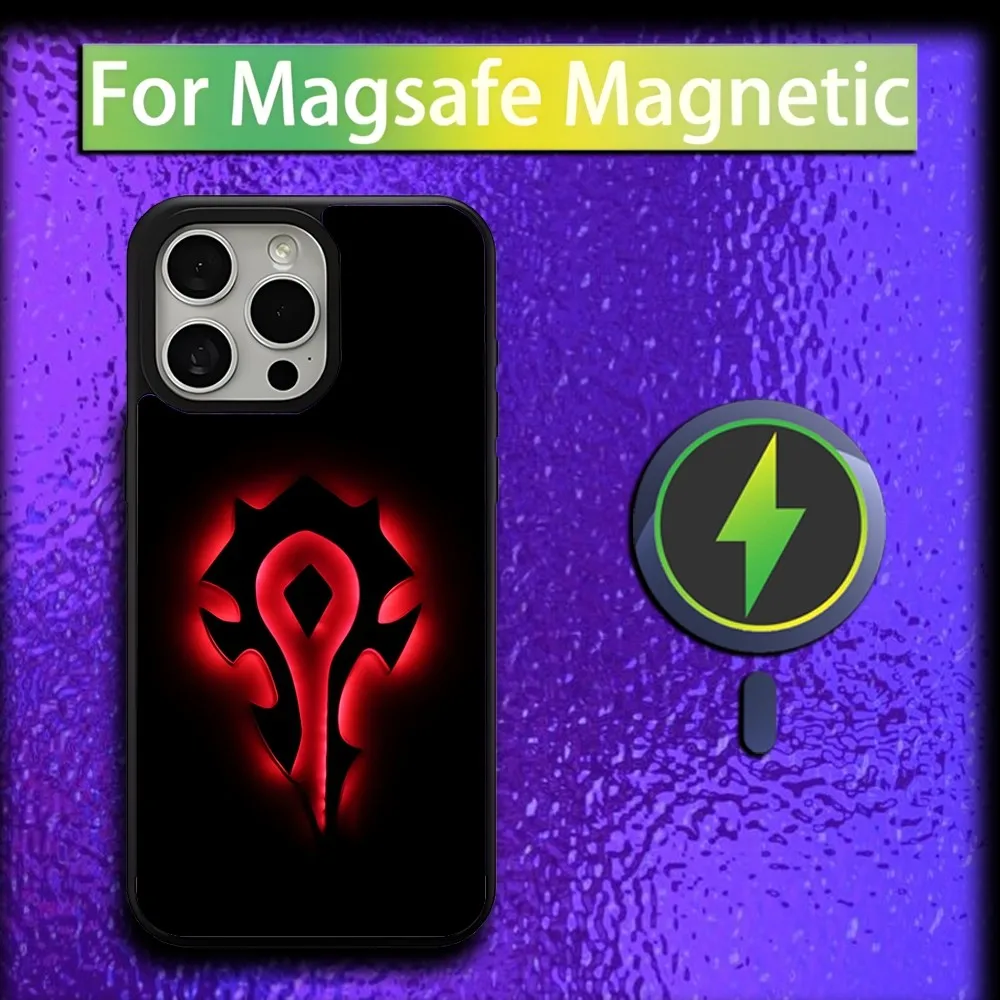 World Of W-Warcraft Game  Phone Case For iPhone 16,15,14,13,12,11,Plus,Pro,Max,Mini Magsafe Magnetic Wireless Charging