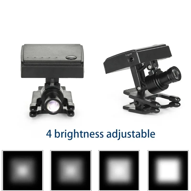 5W Mini Dental Headlight LED Headlamp Dental Surgical Magnifier Headlight Binocular Magnifying Glass Loupes Binocular Lenses New