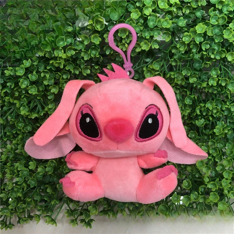 Juguete de peluche de Stitch, colgante de figura de acción, Stitch & Stitch, llavero, regalo de cumpleaños