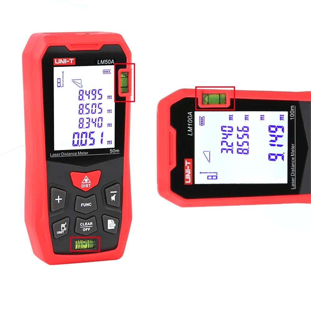 UNI-T ليزر Rangefinder LM50A LM70A LM100A LM120A الليزر مقياس مسافات المدى الرقمي مكتشف شريط قياس الليزر #6