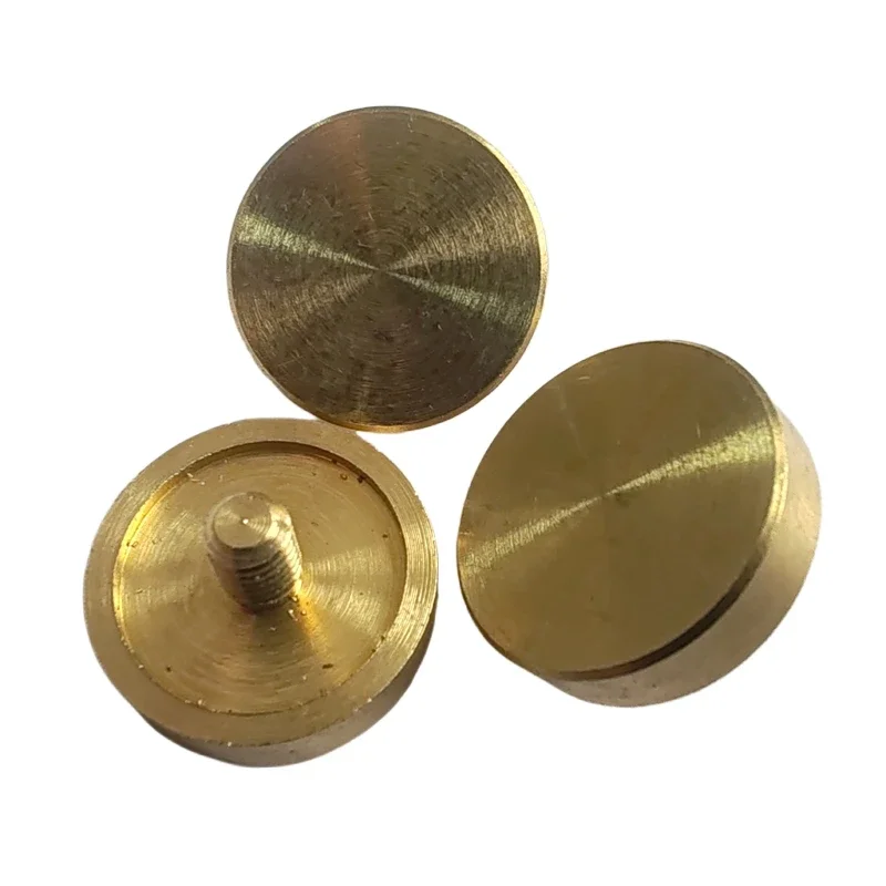 1 set=3pcs B-flat Trumpet Instrument Keys, Pure Copper Keys, Integrated Piston Buttons for Trumpet, Brass Instrument Accessories