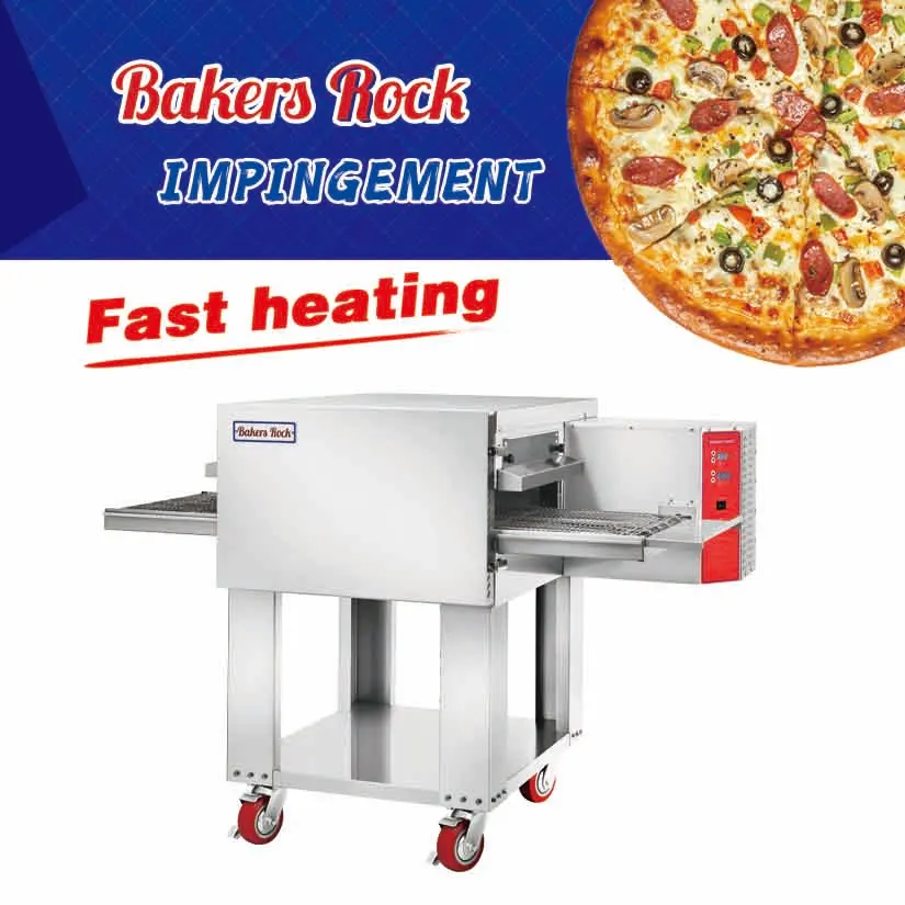 Automatic gas Pizza Making Machine with High Productivity Conveyor Pizza Oven for Restaurants and Food Shops