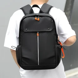 Travel Backpack Black Gray Men's Laptop Bag Fashion College Style Men USB Charging Work Back Pack School Bag packs Male