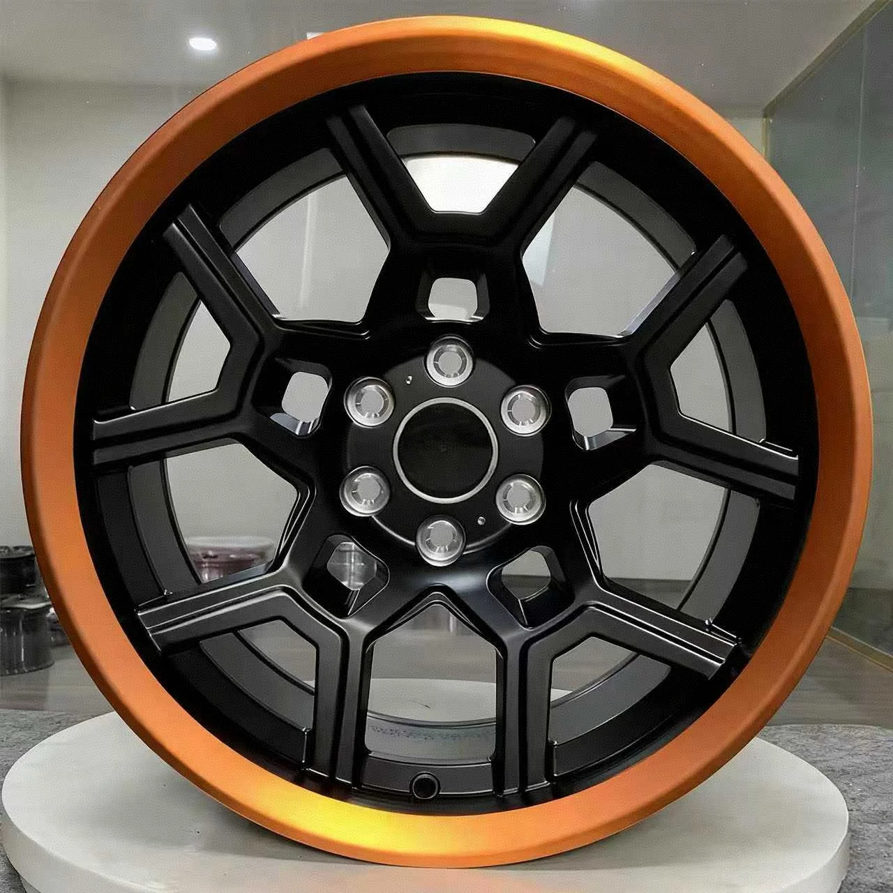 

Aluminum Alloy Forged Wheel Hub 18/19/20 Inch PCD 5x112 ET35 Black Finish