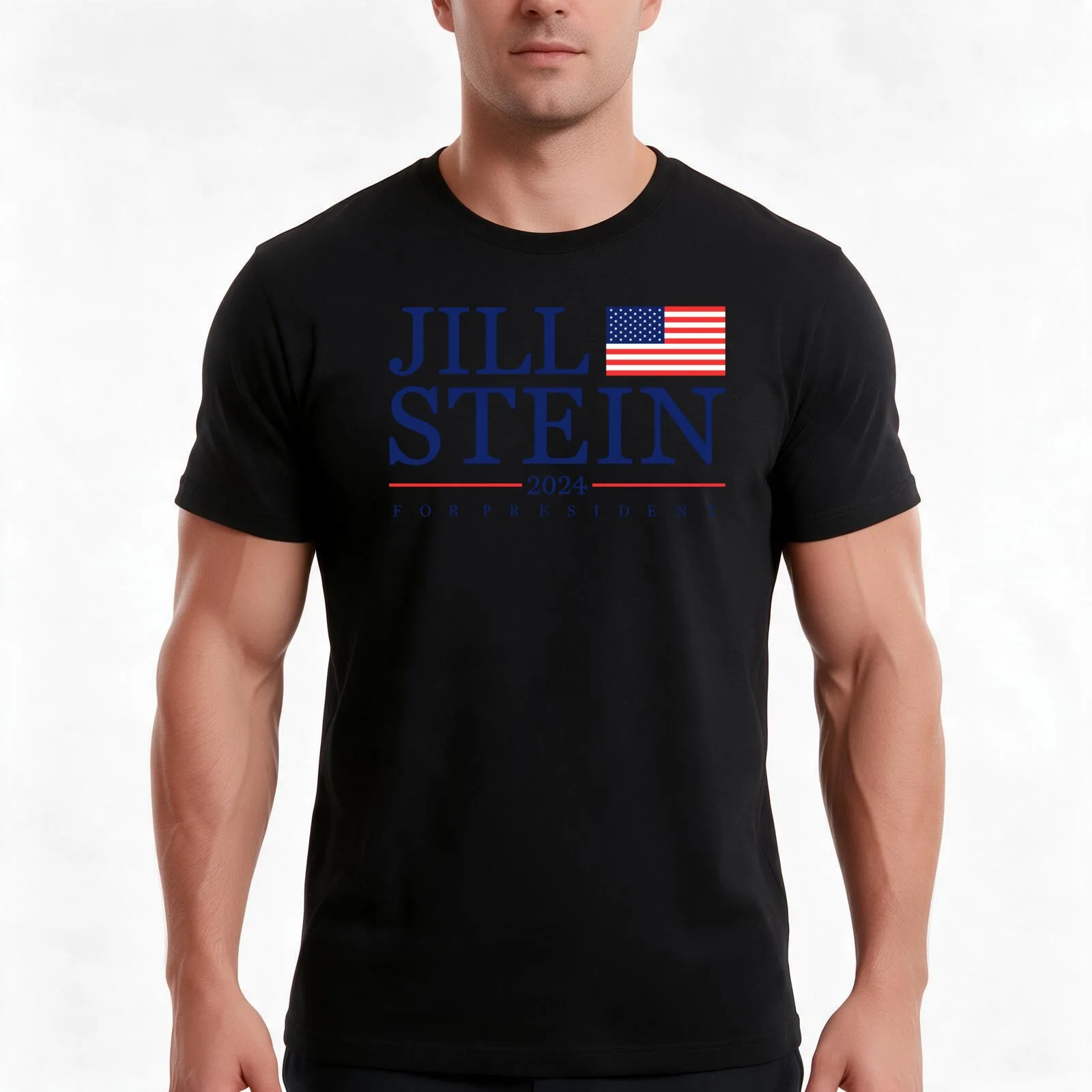 Jill Stein 2024 For President T-Shirt Summer Casual Cotton Tee Oversized Streetwear Tops Vintage Graphic Print 100% Cotton