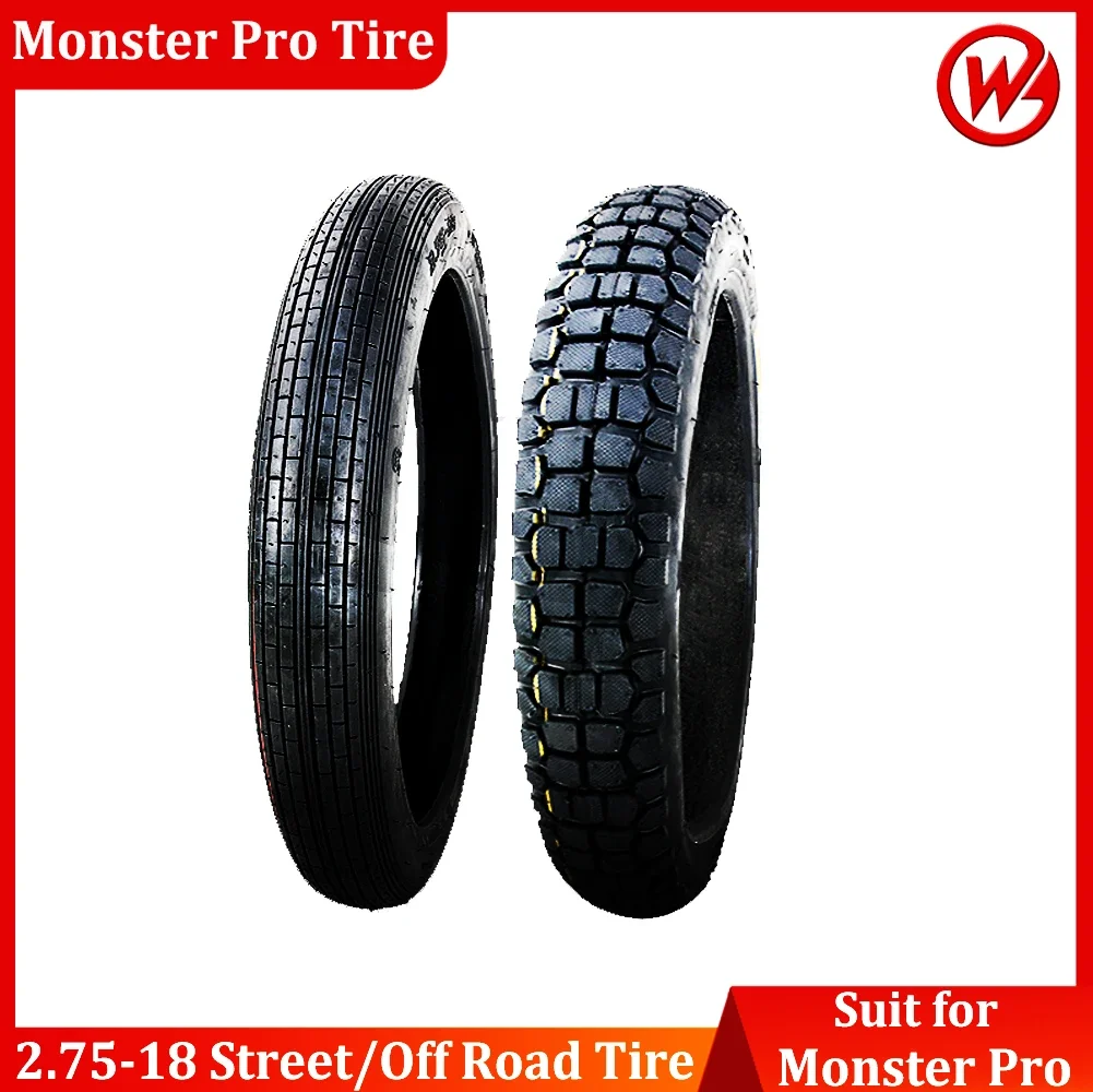 Original GotWay Begode Monster Pro 2.75-18 City-Road Tire Off--Road Tire Street Tire for Gotway Monster Pro Electric Scooter