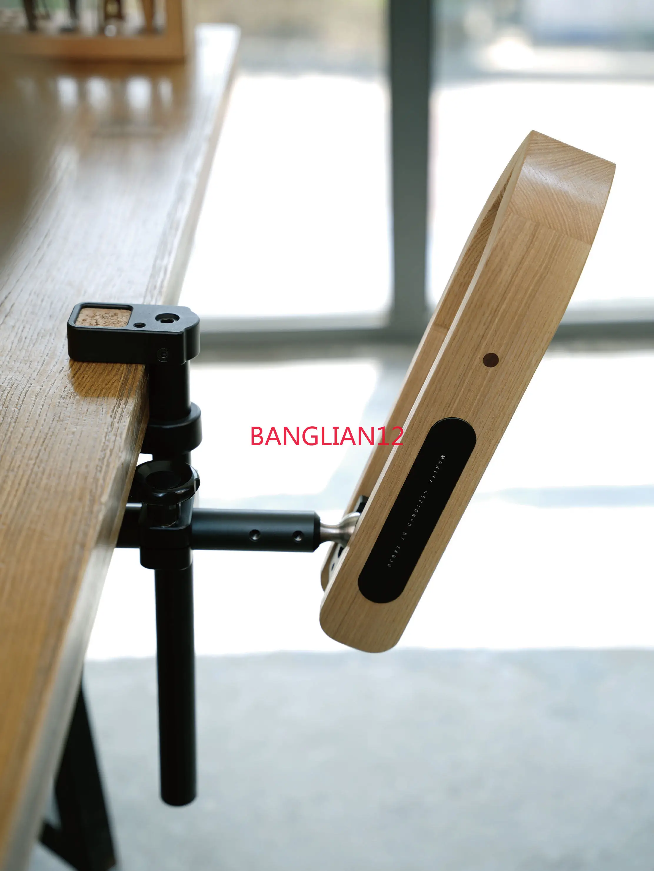 Handmade leather goods, hand-sewn wooden clips, DIY tool sewing fixed universal angle adjustment