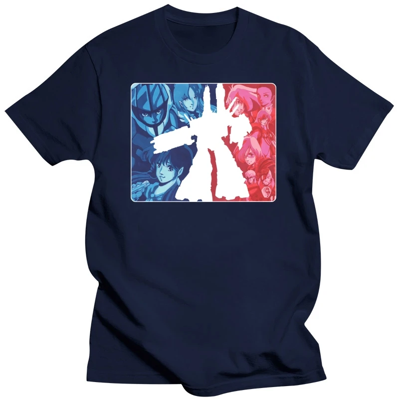 Men tshirt 100% Pure Macross   80s Anime   T Shirt women T-Shirt tees top