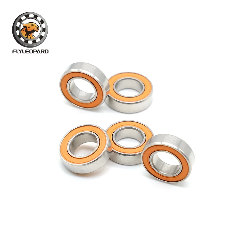 10PCS S689RS CB ABEC-7 9X17X5 mm 689 Stainless Steel Hybrid Ceramic Ball Bearing Without Grease Fast Turning