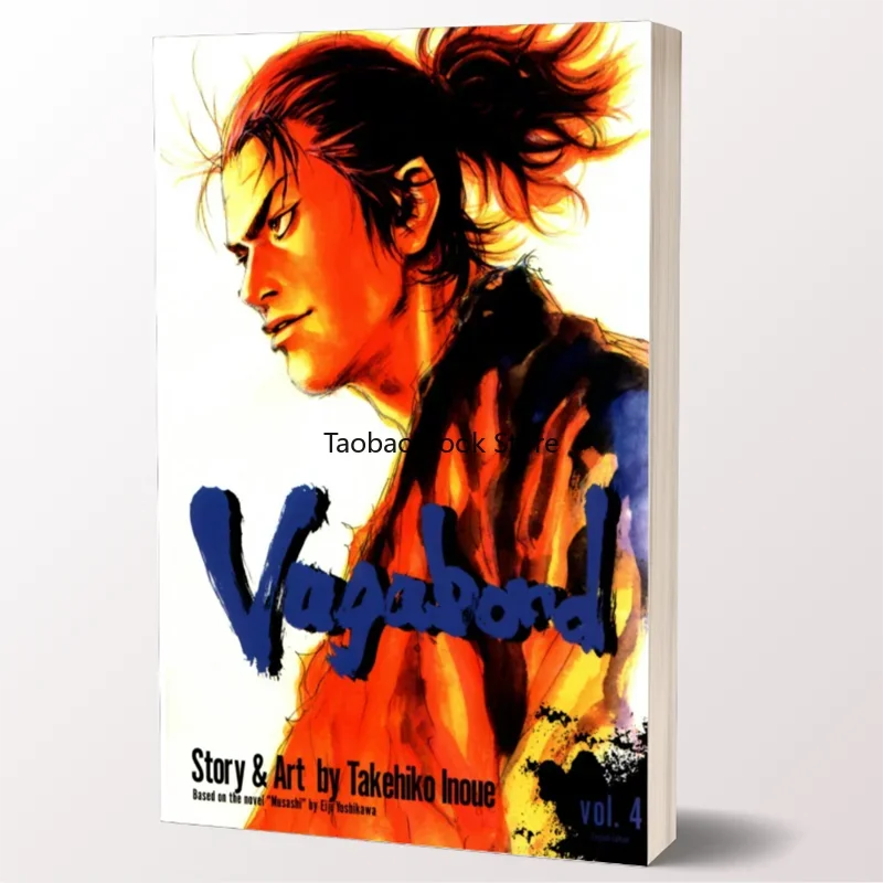 

New Books Anime Vagabond Volume 4 Miyamoto Musashi Japanese Teen Mystery Romance English Comic Book Manga Book English Version