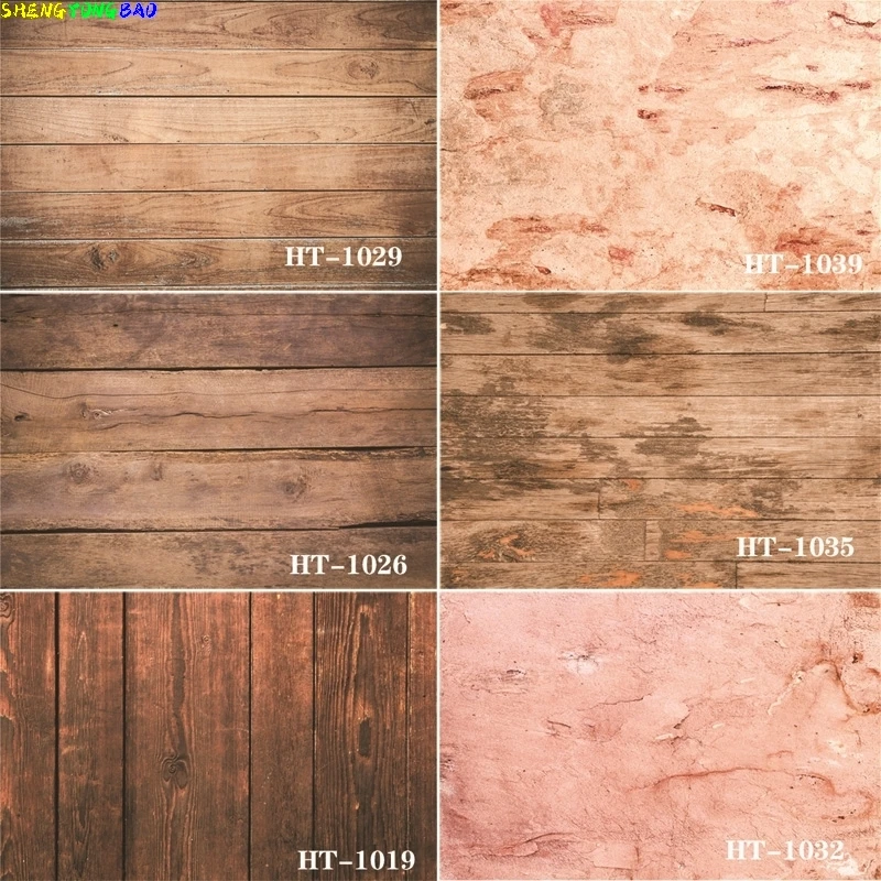 

Vinyl Custom Photography Backdrops Wooden Planks Theme Photography Background #HT200215-01