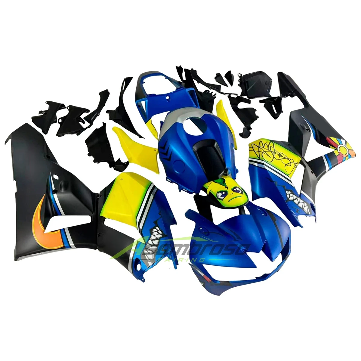 Aftermarket Fairings For Honda CBR600RR 2013-2022 2023 2024 2025 2026 CBR 600 RR ABS Plastic Sportbike Body Kit Shark Mouth