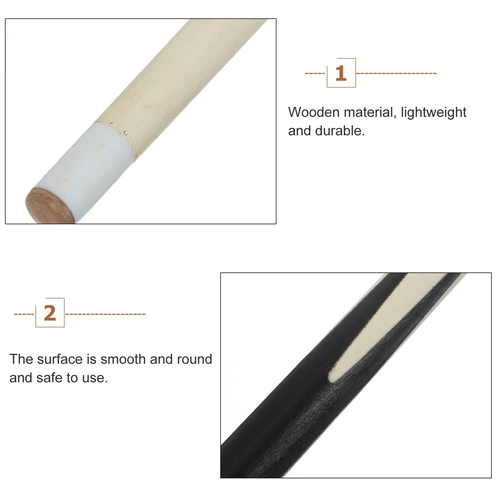 

Childrens Pool Cue Stick Short Wood Billiard Mini Snooker Game Shaft Practice Tool Pool Sticks Entertainment Game Accessory