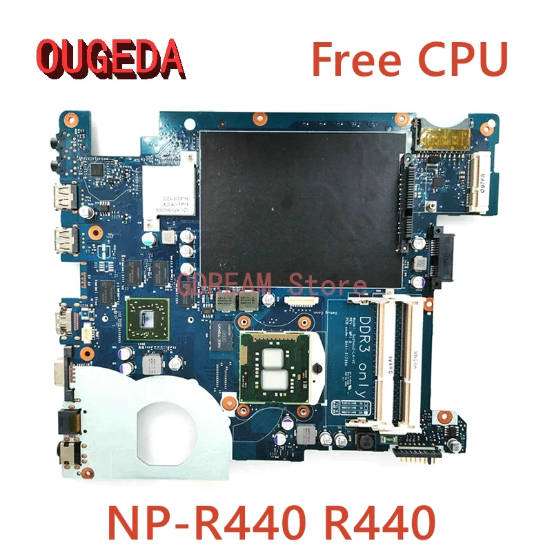 

OUGEDA BA92-06675A BA92-06675B BA41-01299A For Samsung NP-R440 R440 R480 Laptop Motherboard DDR3 HD 5000 Free CPU Full Test