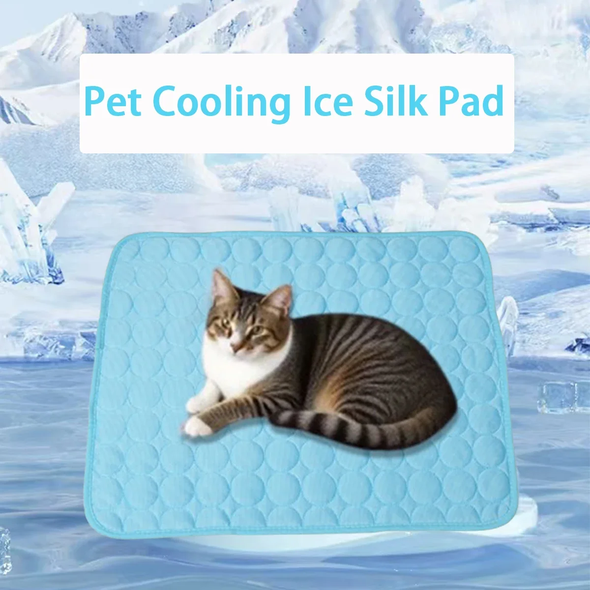 XS-XXL Pet Cold Bed… - image