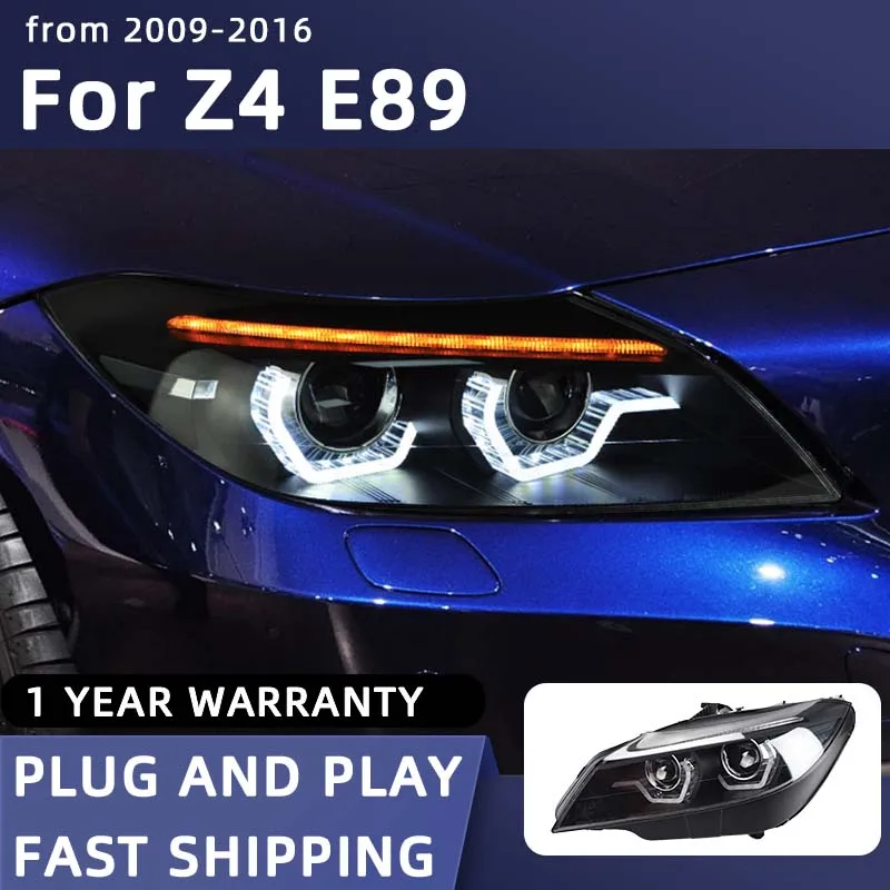 Car Styling Headlights for BMW Z4 E89 LED Headlight 2009-2016 Head Lamp DRL Signal Projector Lens Automotive Accessories