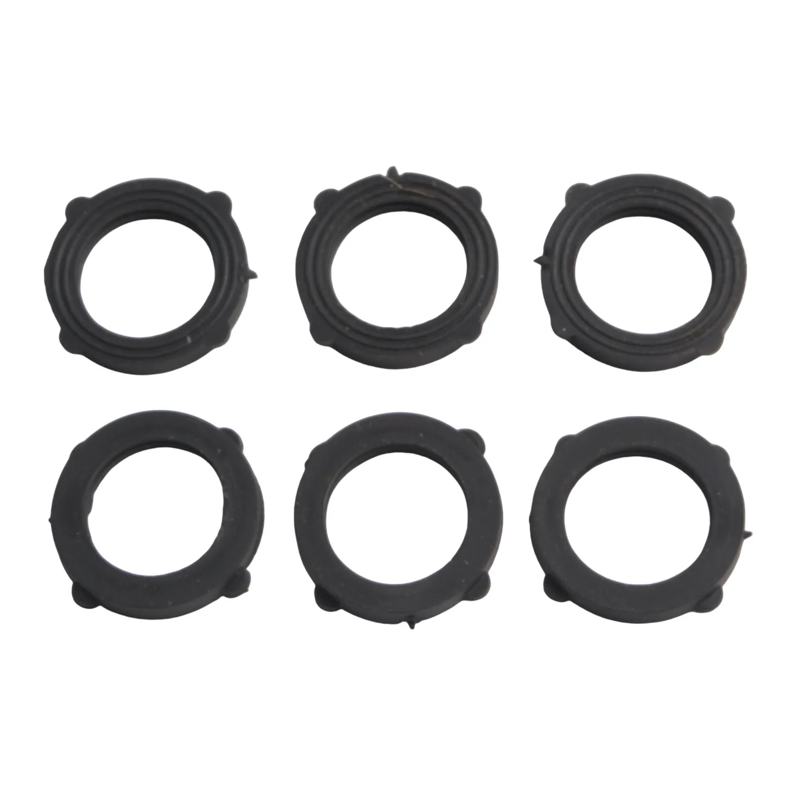 Brass 3/4 Inch Garden Hose Adapter Set Includes 2 Male and 2 Female Couplers with 6 Rubber Washers for Gardening Needs