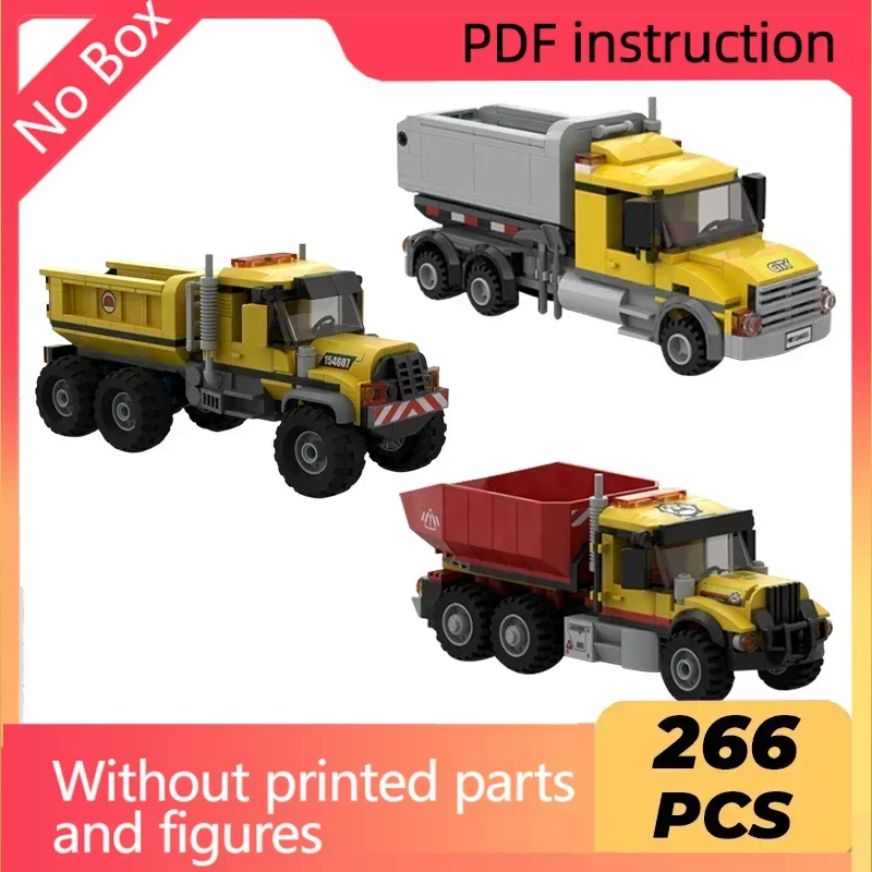 

ChristmasCity Car Model Moc Building Bricks Construction Dump Truck Technology Modular Blocks Gifts Toys DIY Sets Assembly
