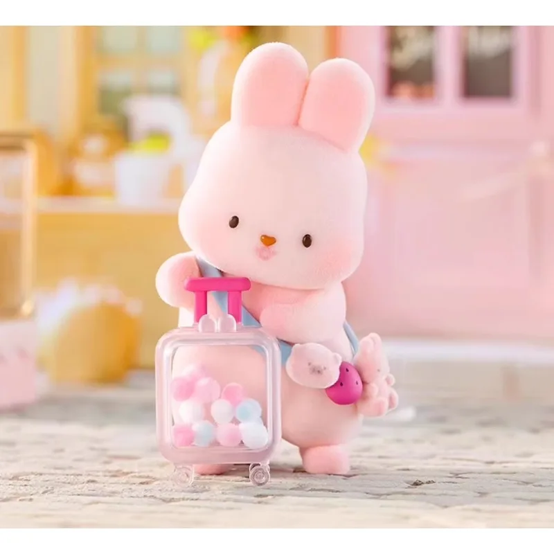 MOMO Bunny Strawberry Town Series Blind Box Toys Mystery Box Figurki akcji Caja Misteriosa Kawaii Rabbit Toys Jodła Dziewczyny