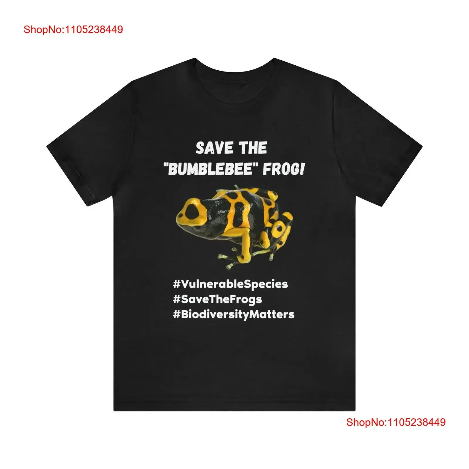 Save the Bumblebee Frog Near Threatened Species Jersey T Shirt for Environmentally Conscious Nature Lovers vintage Washed