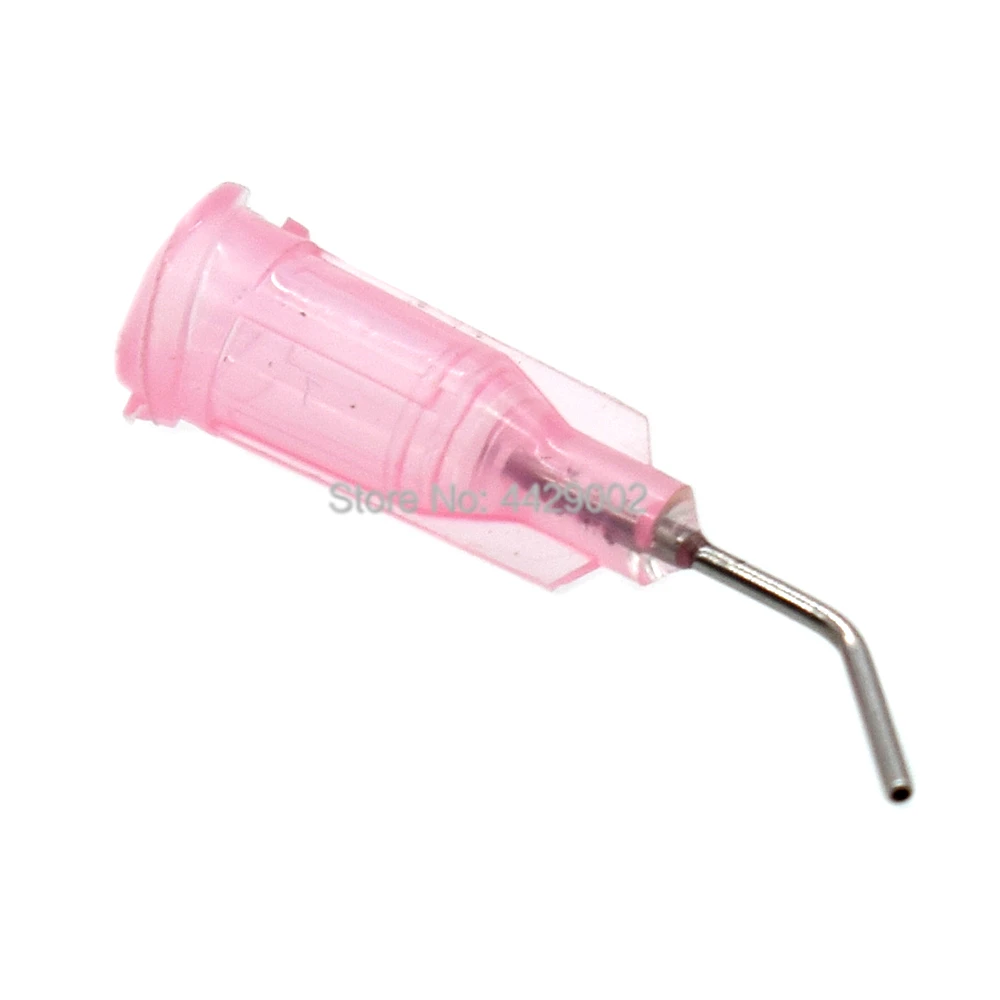 

2000 штук наконечников для дозирования, изогнутые иглы 20G, 45-градусные дозирующие иглы для клея, конические тупые наконечники для дозатора жидкого клея