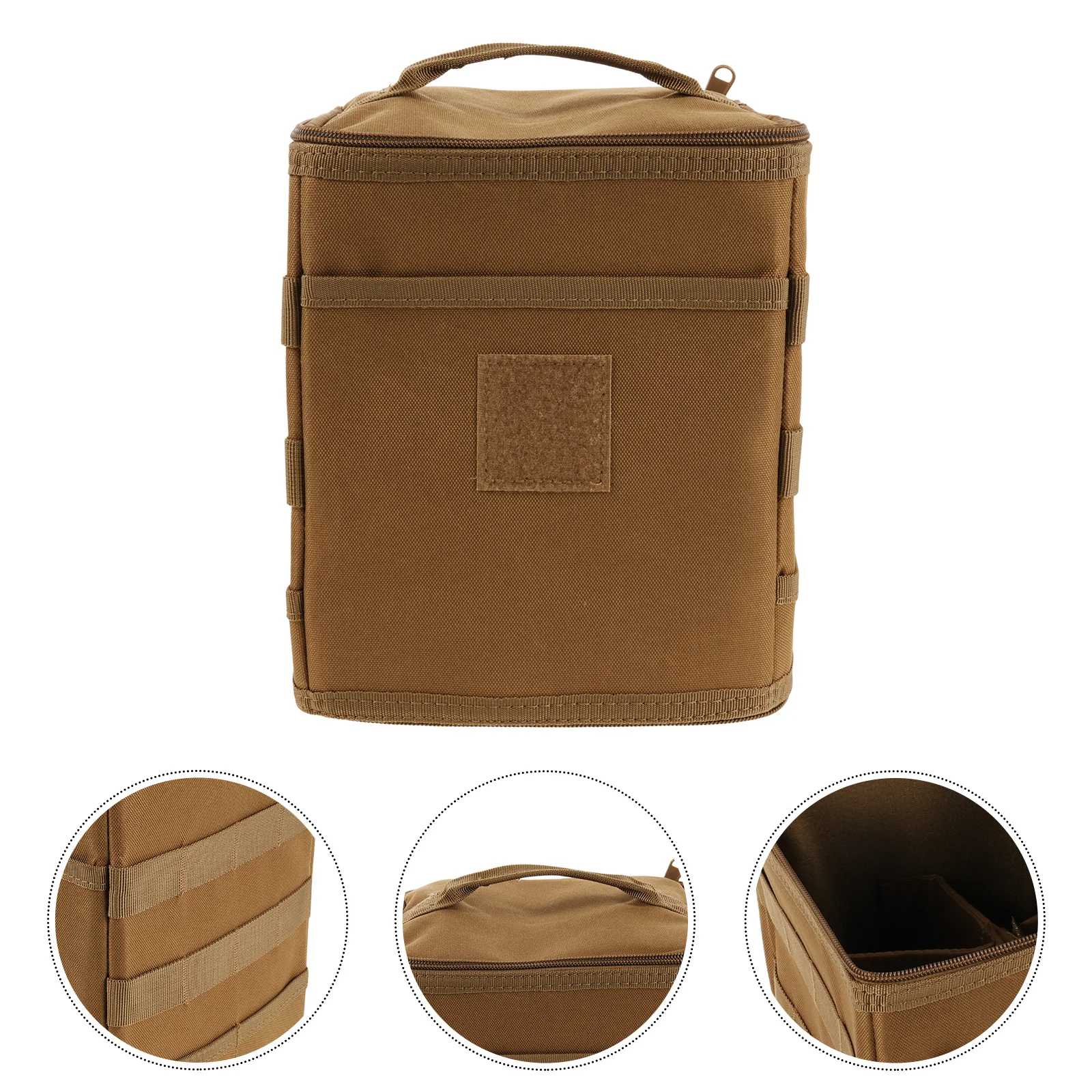 

Camping Stove Carry Bag - Lightweight Tear Resistant Gas Canister Storage for Outdoor Cooking Equipment Hiking Travel Accessory