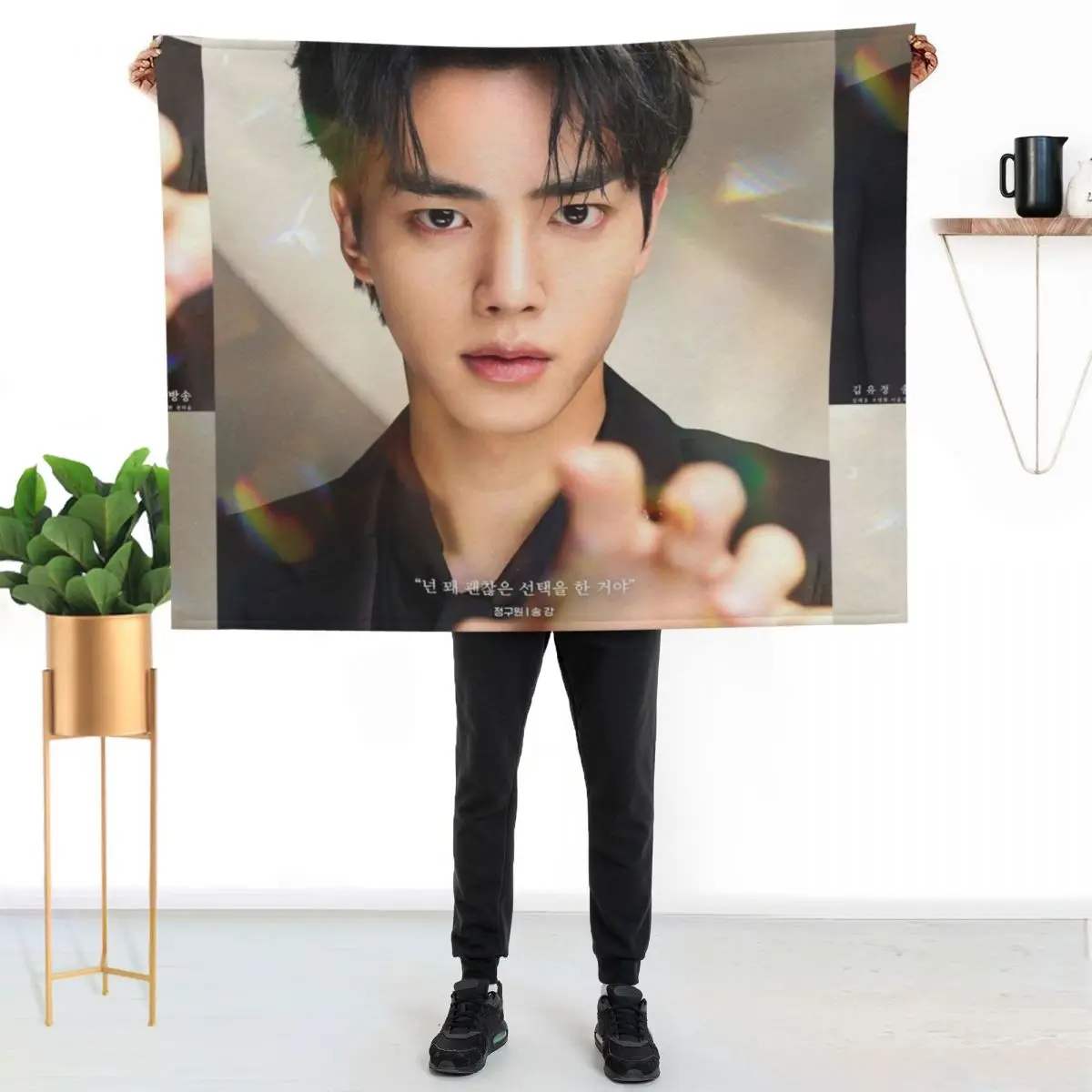 My Demon Kdrama - Kim You Jung - Song Kang Throw Blanket Breathable Lightweight Blanket for Adults Kids