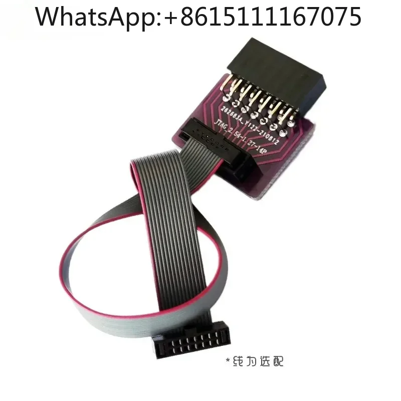 JTAG Adapter Board MSP430 Debug Cable 10Pin 2.54mm to 1.27mm Jlink 14P to 14P Interface Converter