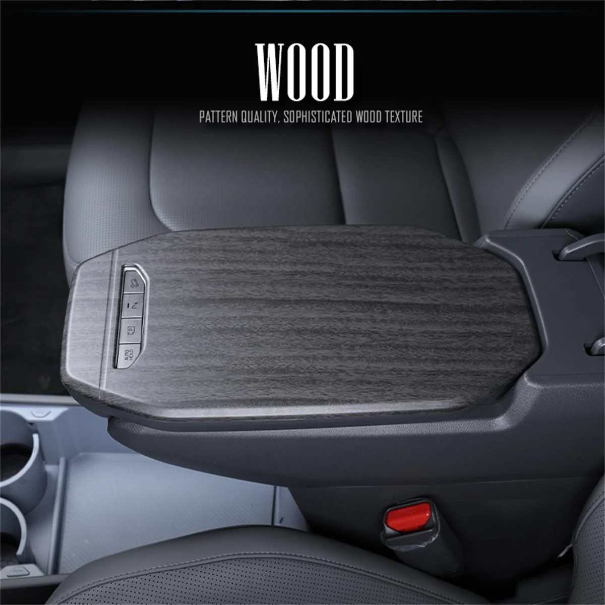 For Kia EV3 2024 2025 2026 Car Tuning Carbon Fiber Car Armrest Box Pad Cover Auto Interior Parts Accessories