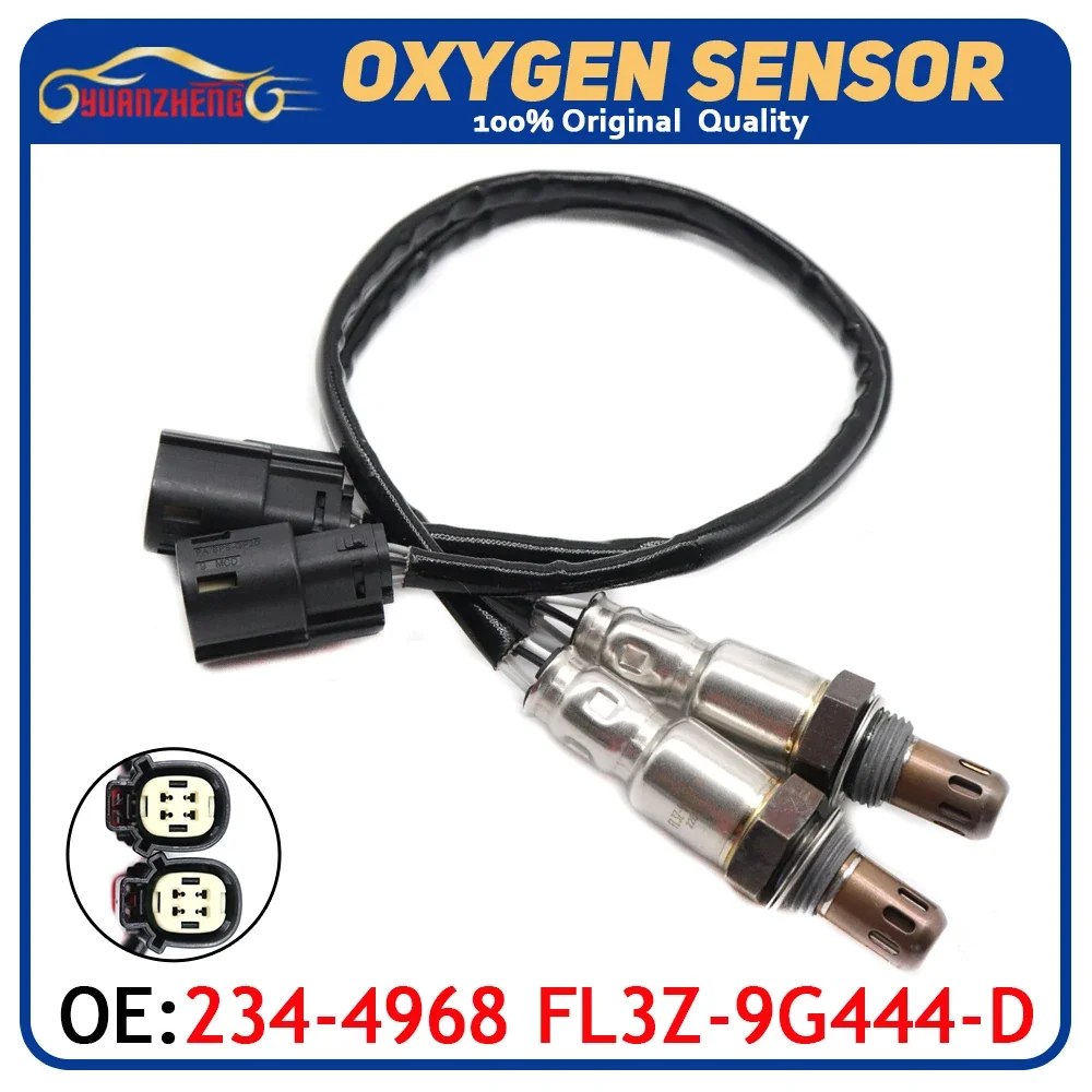 

2PCS Downstream Car Air Fuel Ratio Lambda O2 Oxygen Sensor 234-4968 FL3Z-9G444-D For Ford F-150 5.L 2015-2017 FL3Z9G444D 2344968