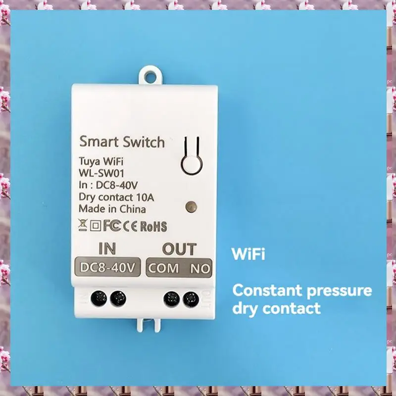2025 Tuyaสมาร์ทWifi Dry Contactโมดูลสวิทช์ 10A Home Universal DIY Breakerรีเลย์ทํางานร่วมกับSmart Life Alexa,Tuyaสมาร์ทWifi D