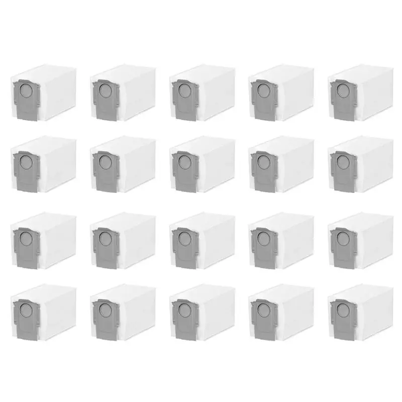 A93E-20 Pieces Dust Bags Accessories For Roborock S8 Maxv Ultra Vacuum Cleaner Bag Large Capacity Spare Parts