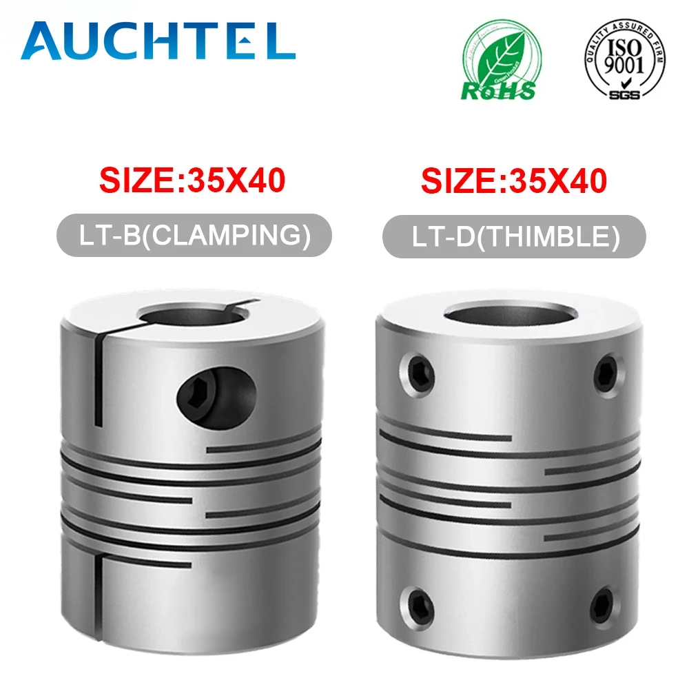 

Parallel Line Coupling LT D35L40 Motor Flexible Shaft Coupler Aluminum Alloy Connection Encoder 3D Printer Groove Cardan