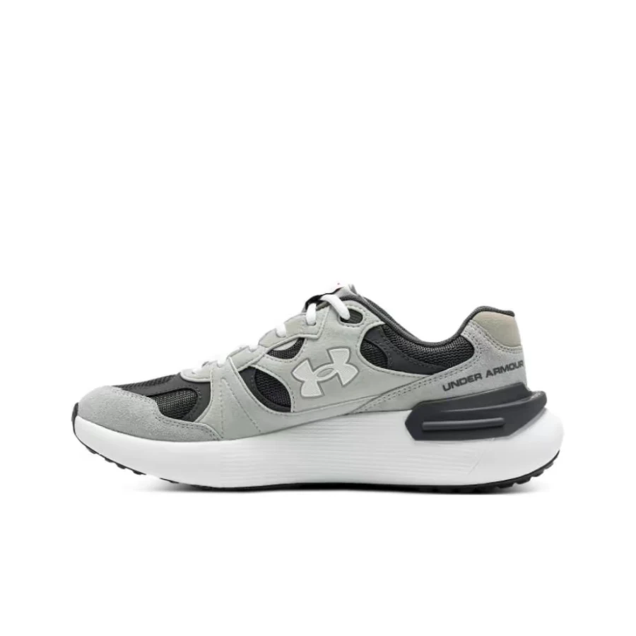 Under Armour Phantom Lux Modern Gray Stylish Two-Tone Premium Comfort Low-Top Running Unisex Shoe Light 3028615-101