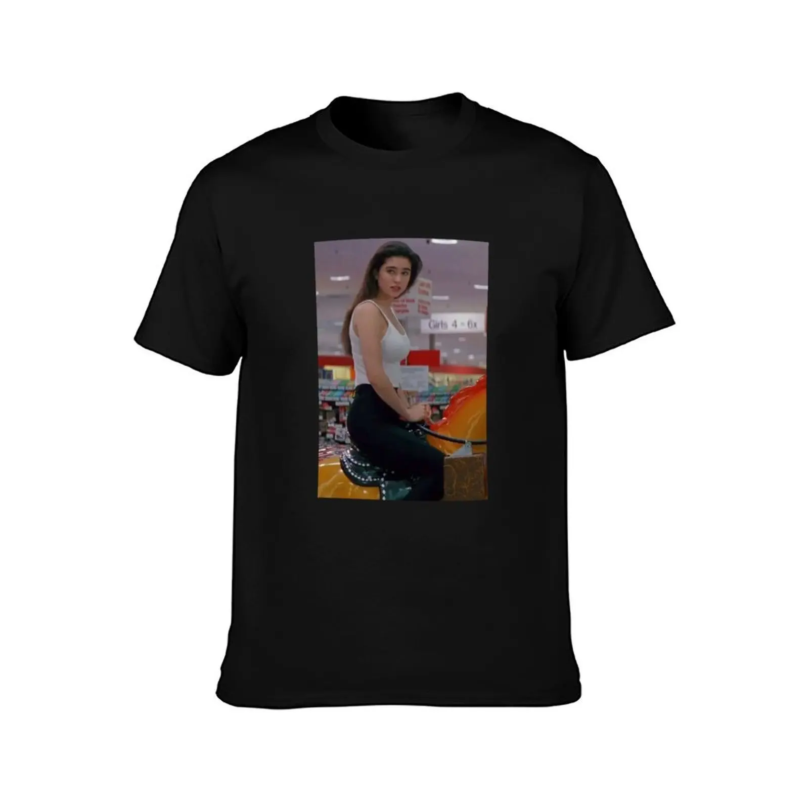 hottest horse jennifer connelly T-Shirt Soft Touch Basic Cotton T-Shirt