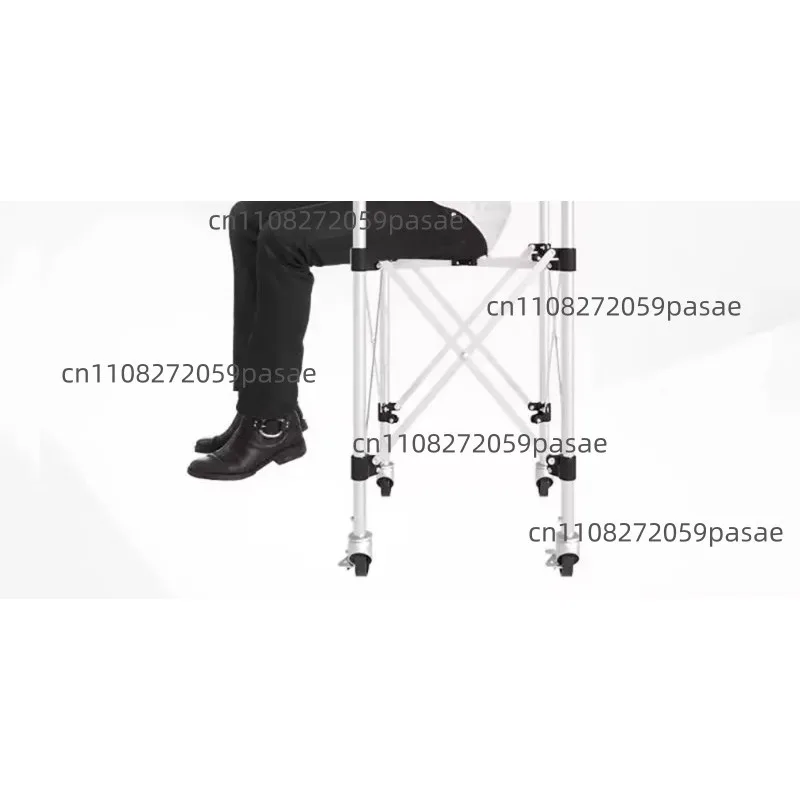 Wholesale Large Capacity Aluminum Alloy Foldable Durable Adjustable Peak Basket with Steering Wheel