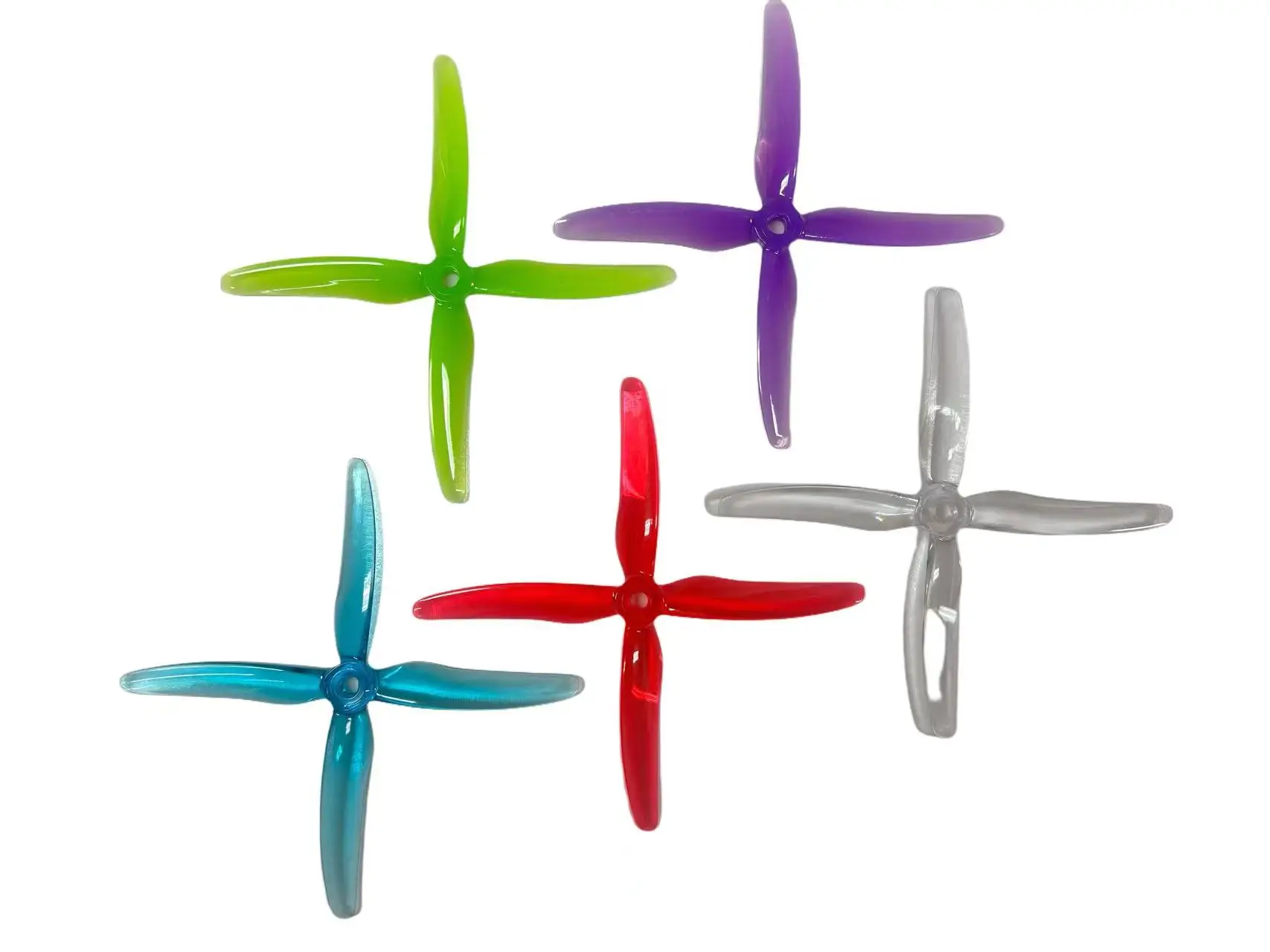 4 pcs/ 2 pairs Gemfan 51455 5inch 4 blade/ tri-blade Propeller Props CW CCW Brushless motor FPV Propeller for FPV Racing drone