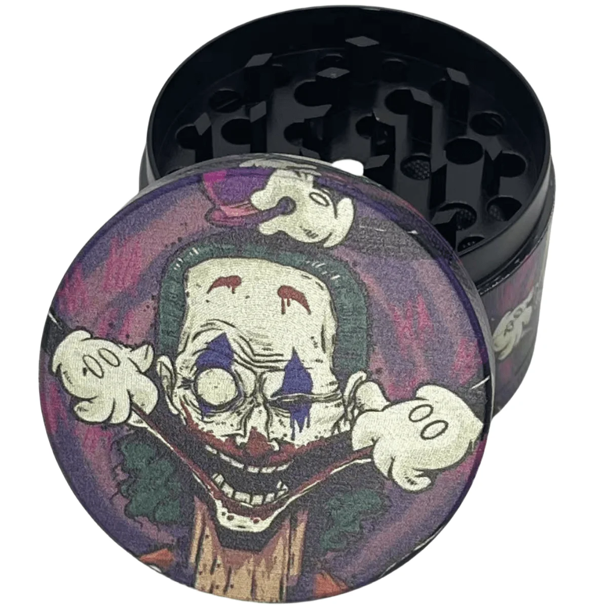 50mm Joker Metal Herb Grinder 4-Layers Spice Pepper Mill Raw Grass Mortar Tobacco Grinder Cigar Cigarette Smoking Accessories