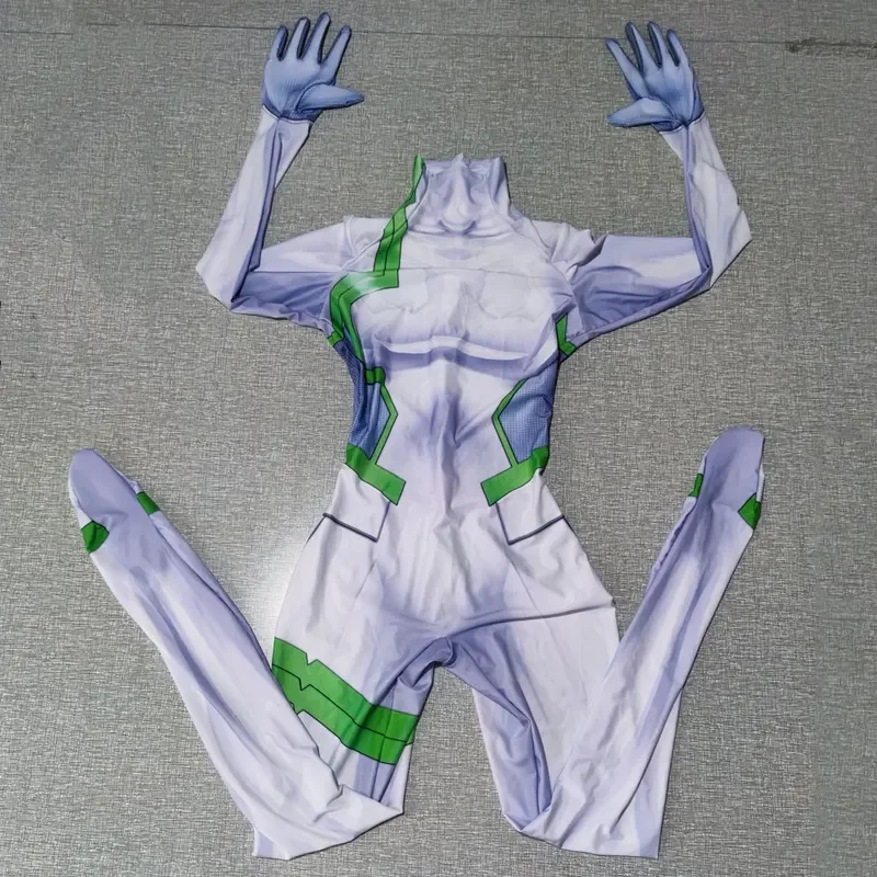 Halloween Adulti/Bambini Bianco Zero Two 02 Vestito DARLING in the FRANXX Costume Cosplay Zentai Tuta Donna Tuta