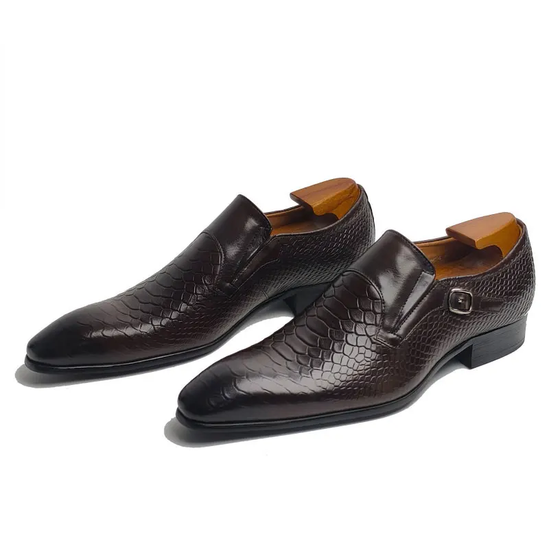 New Arrival Men's Slip on Oxford Dress Shoes Classic Handmade Penny Loafers Business Office Men Shoe High Grade Leather Man Shoe