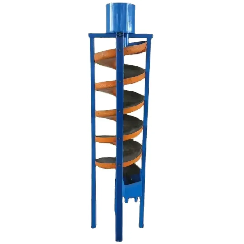 Lab Spiral Chute High Efficiency Spiral Fiberglass Chute Small Scale Separator for Ilmenite Ore